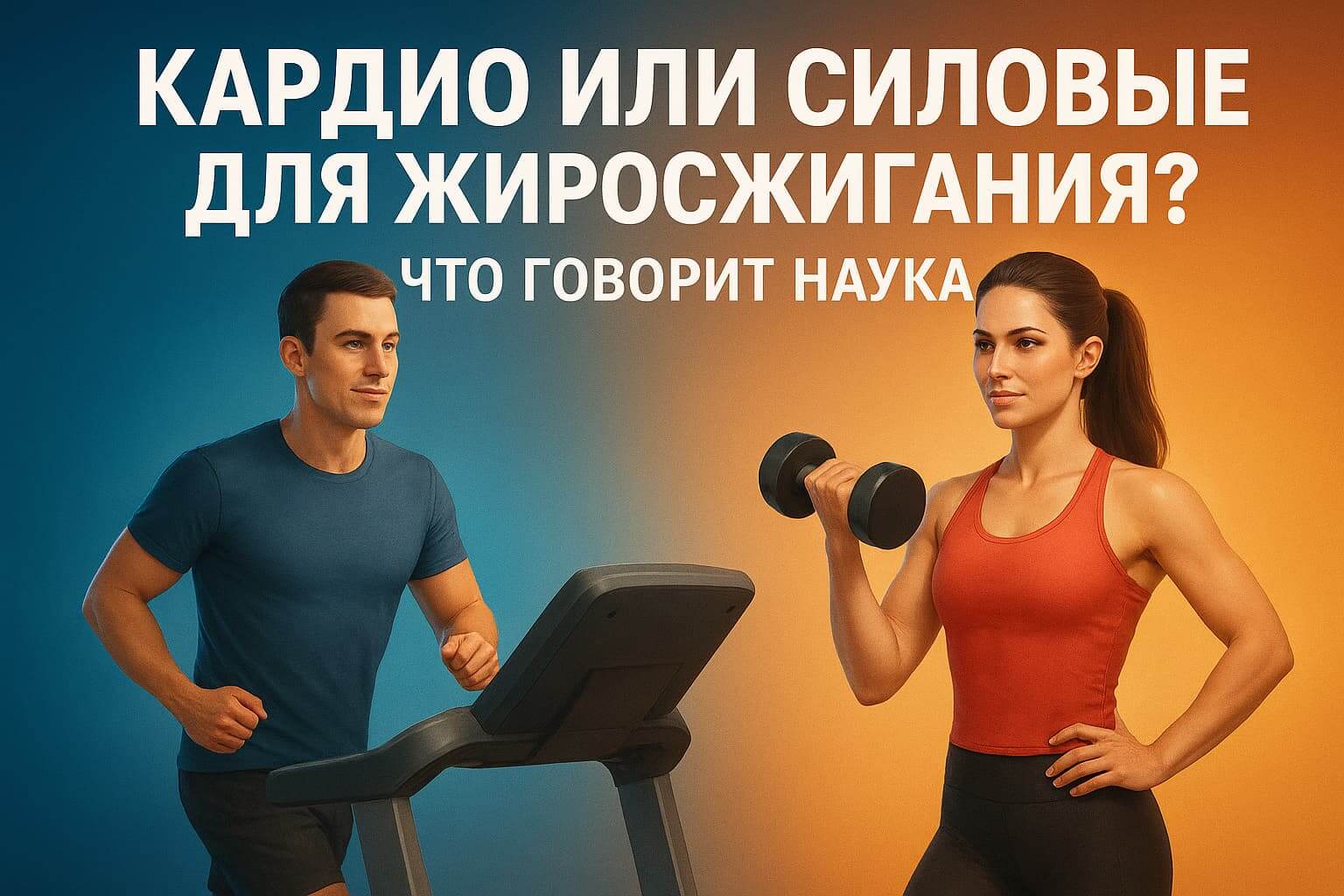 Кардио или силовые для жиросжигания: что говорит наука